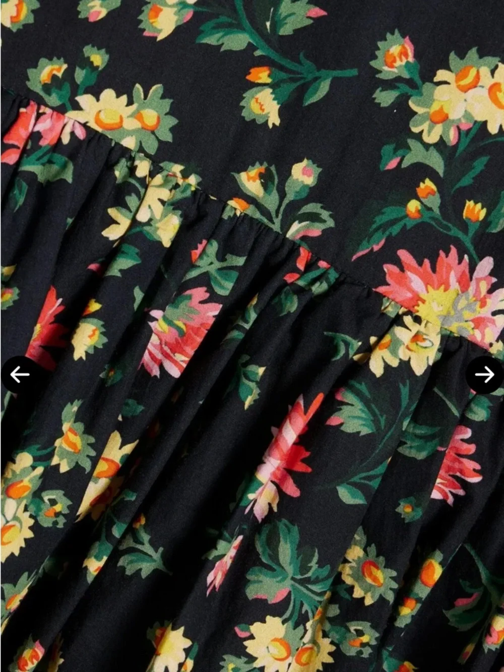 Batsheva x Laura Ashley Welsh Printed Cotton Floral dress size 2 - Picture 4 of 4